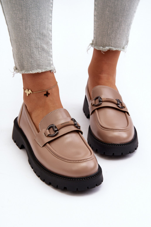 Mocassini beige Ledda