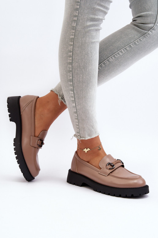 Mocassini beige Ledda