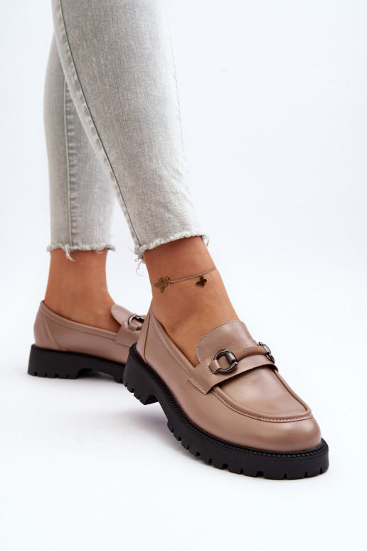 Mocassini beige Ledda