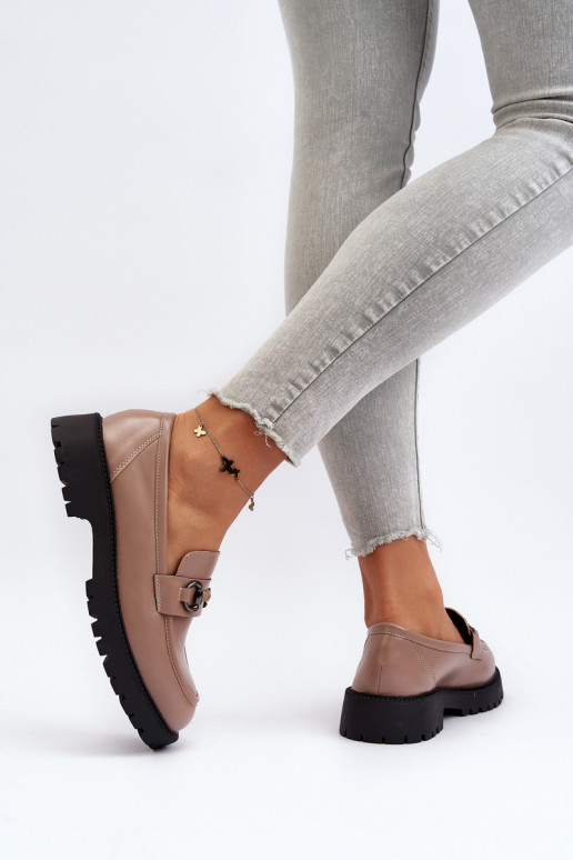 Mocassini beige Ledda