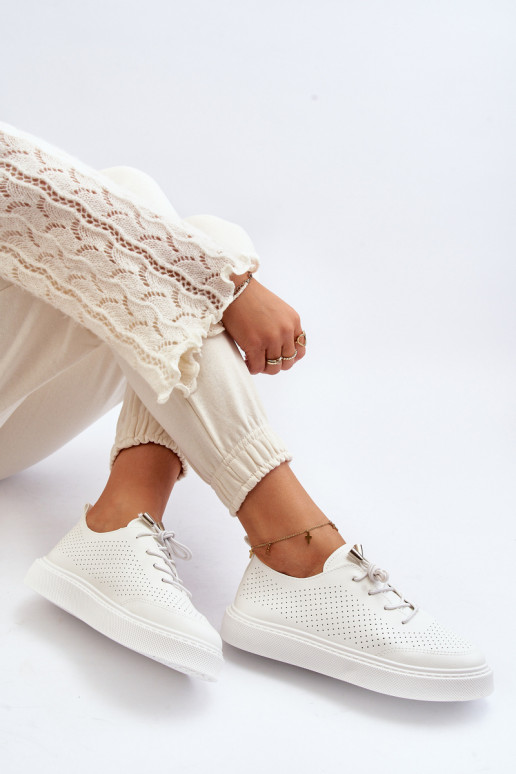 Scarpe casual in colore bianco Unassemia Scarpe casual in colore bianco Unassemia