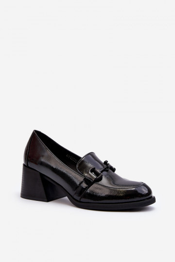 Scarpe laccate con tacco in... 2