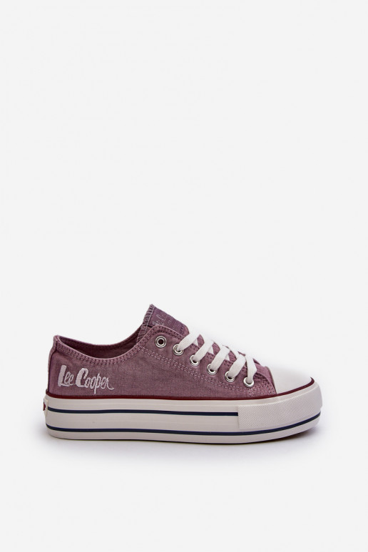 Scarpe casual con suola massiccia Purple Lee Cooper