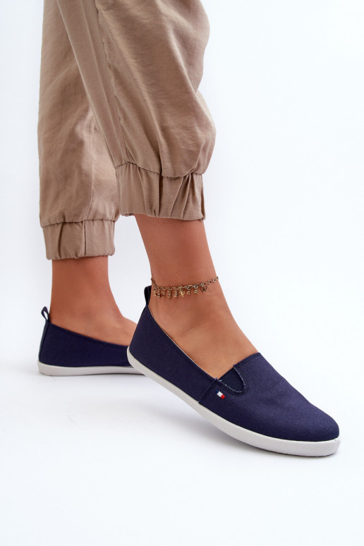 Scarpe casual da ginnastica Slip-On colore blu scuro Adrancia