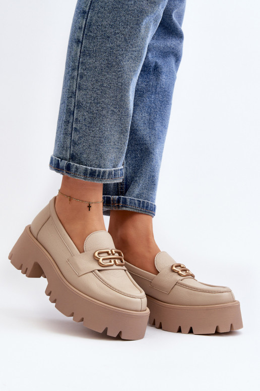 Mocassini Zazoo beige