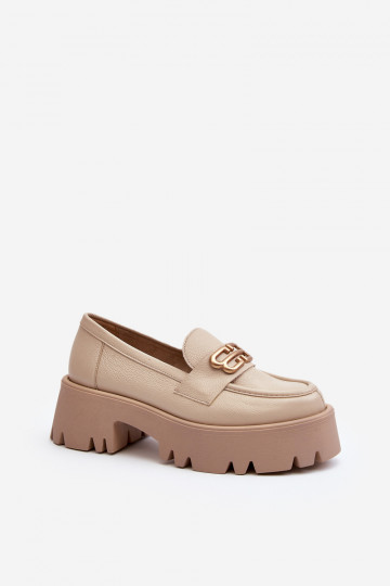 Mocassini Zazoo beige 2