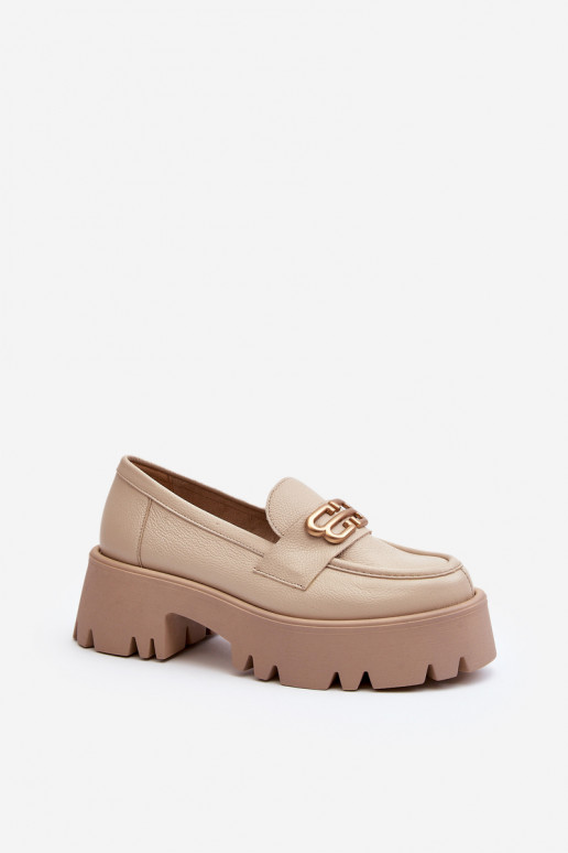 Mocassini Zazoo beige