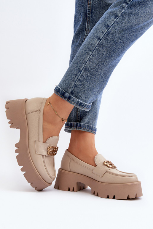 Mocassini Zazoo beige