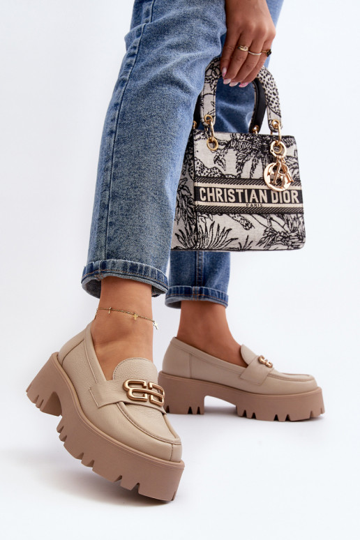 Mocassini Zazoo beige