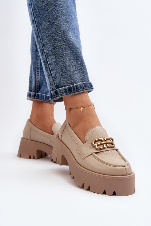 Mocassini Zazoo beige