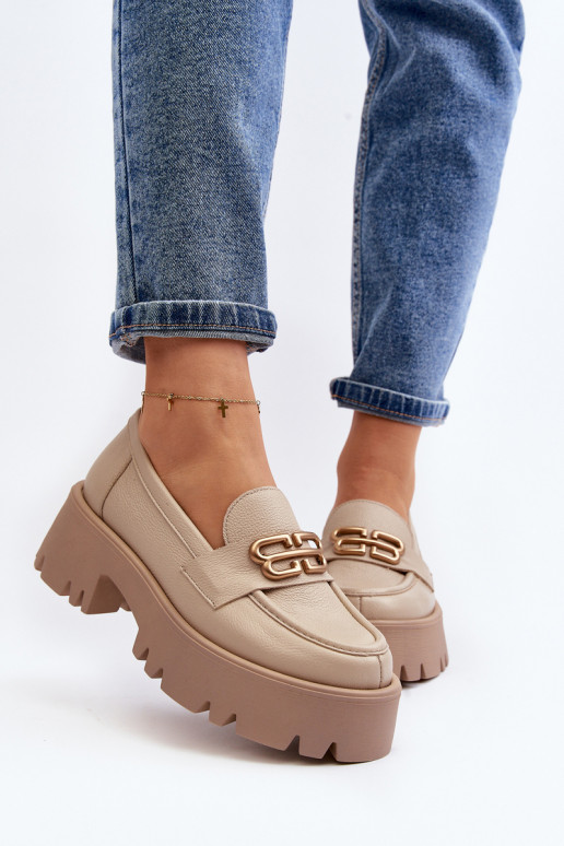 Mocassini Zazoo beige