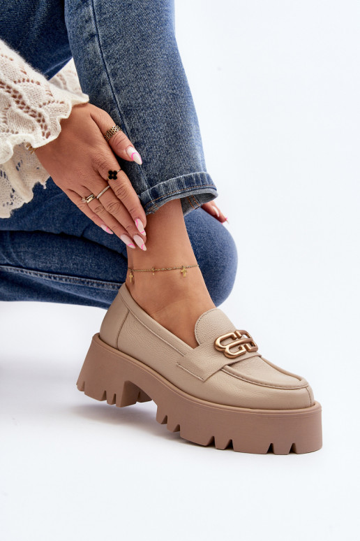 Mocassini Zazoo beige