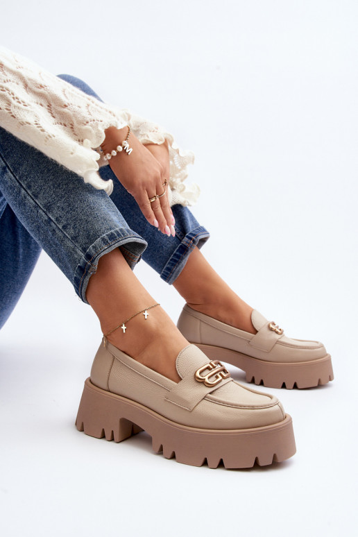 Mocassini Zazoo beige