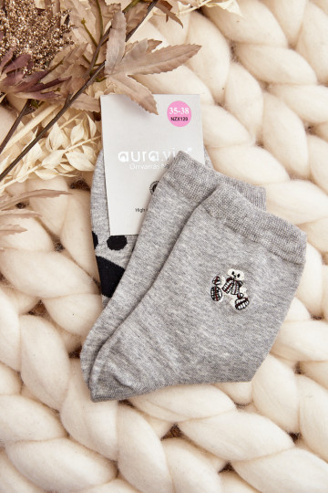 Calzini in cotone grigio... 2