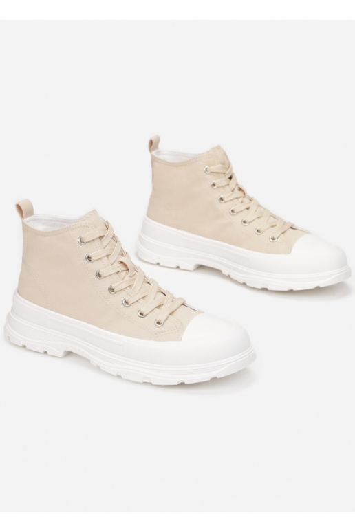 Scarpe per il tempo libero con suola beige