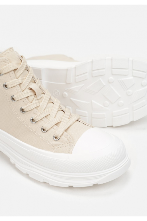 Scarpe per il tempo libero con suola beige