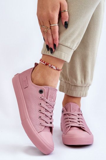 Sneakers modello classico con suola piatta Big Star colore rosa