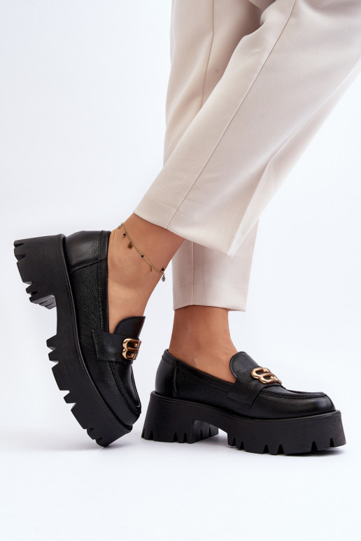 Mocassini Zazoo in nero