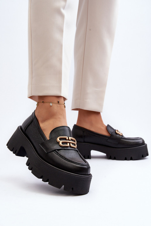 Mocassini Zazoo in nero