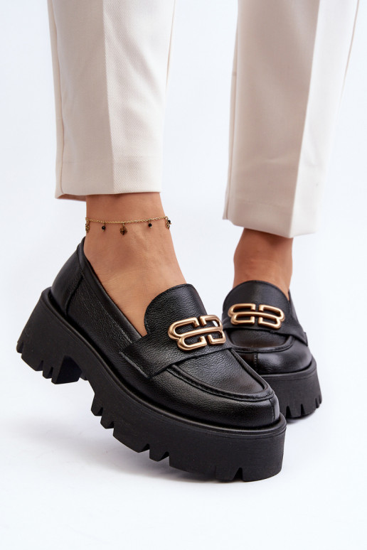 Mocassini Zazoo in nero