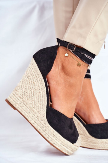 Sandali espadrillas DEBEVE NERO 2