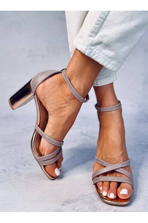 Sandali eleganti con tacco alto ELIZABETH CHAMPAGNE