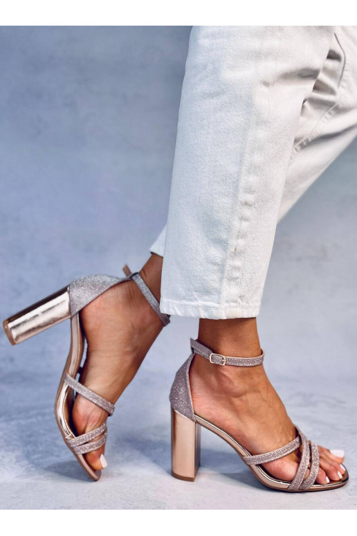 Sandali eleganti con tacco alto ELIZABETH CHAMPAGNE
