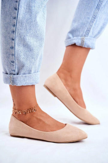 Scarpe in camoscio beige 2