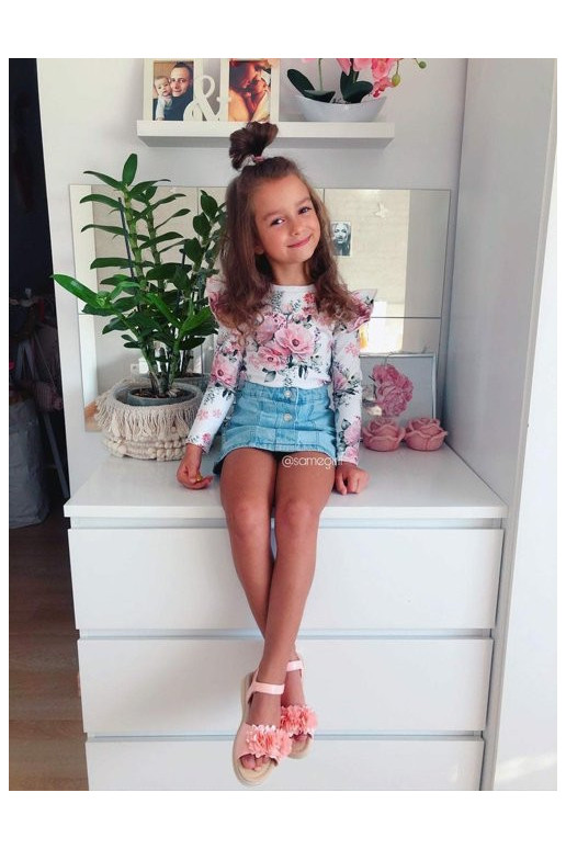 Sandali per bambini con fiori in...