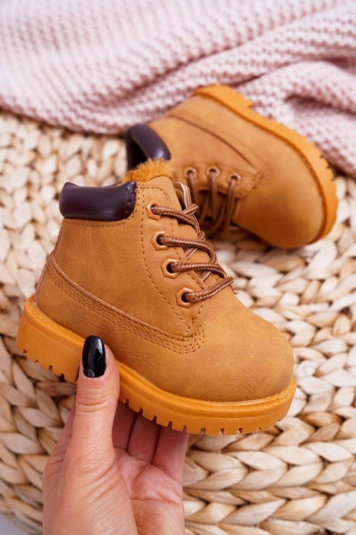 Caldi stivali marroni per bambini