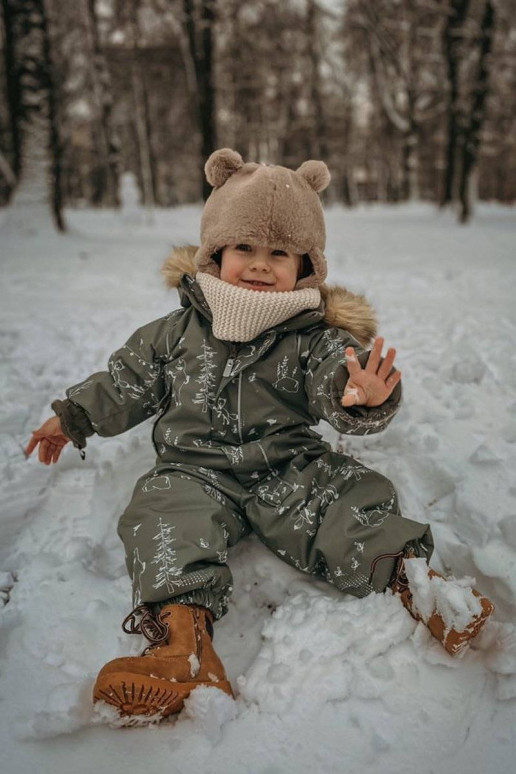 Caldi stivali marroni per bambini