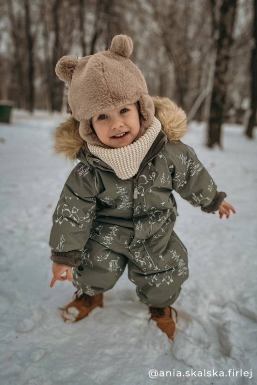 Caldi stivali marroni per bambini