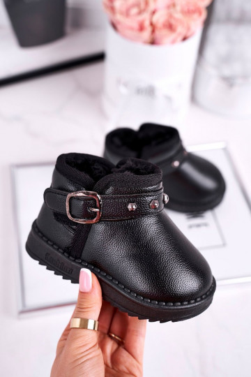 Caldi stivali da neve in nero