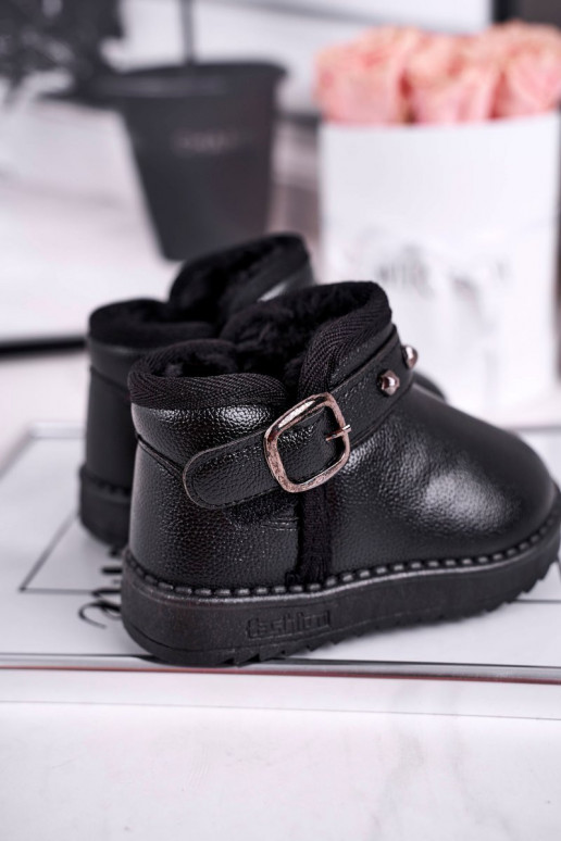 Caldi stivali da neve in nero