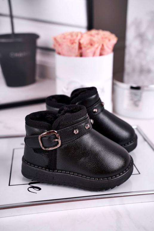 Caldi stivali da neve in nero