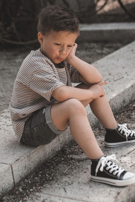 Scarpe per bambini con suola nera