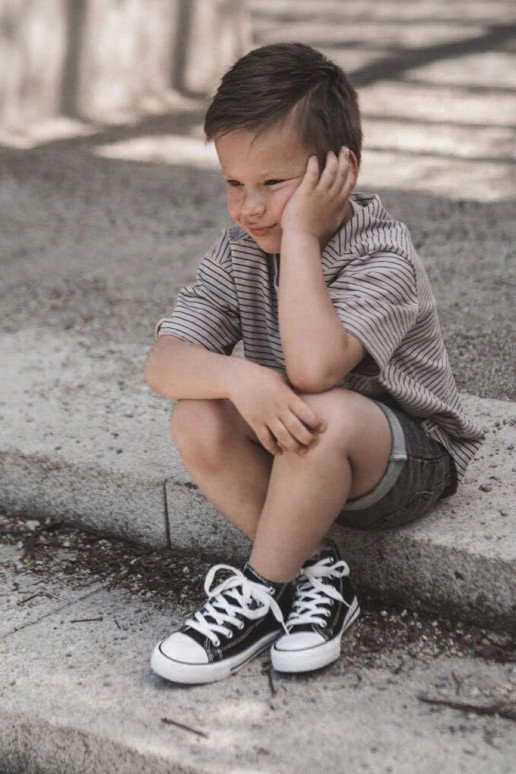 Scarpe per bambini con suola nera