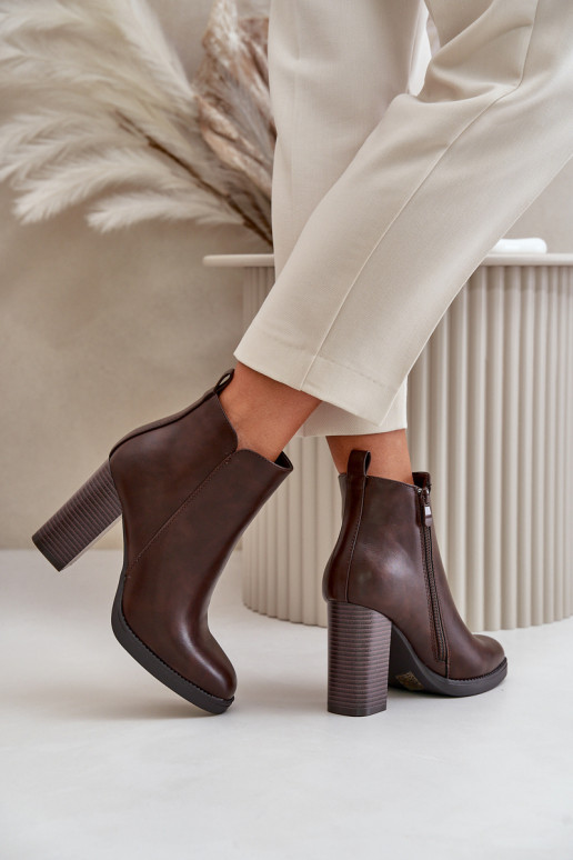 riscaldamento Stivali da donna Eko Pelle Deverrone scuro Teresine riscaldamento Stivali da donna Eko Pelle Deverrone scuro Teresine