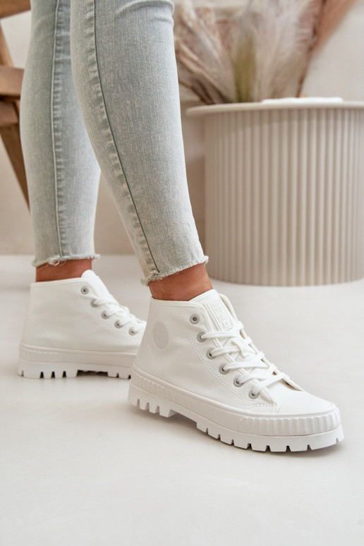 Scarpe per il tempo libero con uno stivale A causa di Kubo Big Star OO274009 Colore bianco