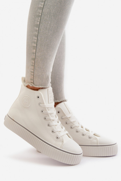 Femminile riscaldamento scarpe casual in ecopelle Big Star OO274788 Colore bianco Femminile riscaldamento scarpe casual in ecopelle Big Star OO274788 Colore bianco