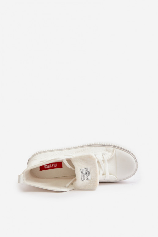 Femminile riscaldamento scarpe casual in ecopelle Big Star OO274788 Colore bianco Femminile riscaldamento scarpe casual in ecopelle Big Star OO274788 Colore bianco