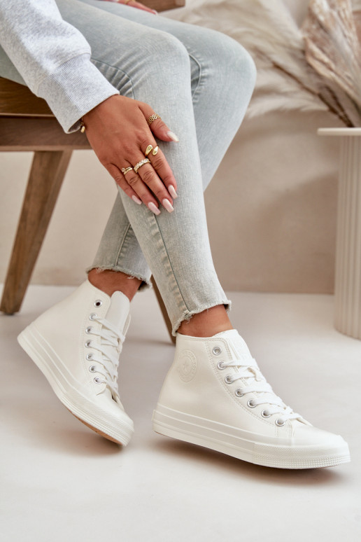 Scarpe per il tempo libero riscaldamento in ecopelle Colore bianco Big Star OO274932 Scarpe per il tempo libero riscaldamento in ecopelle Colore bianco Big Star OO274932