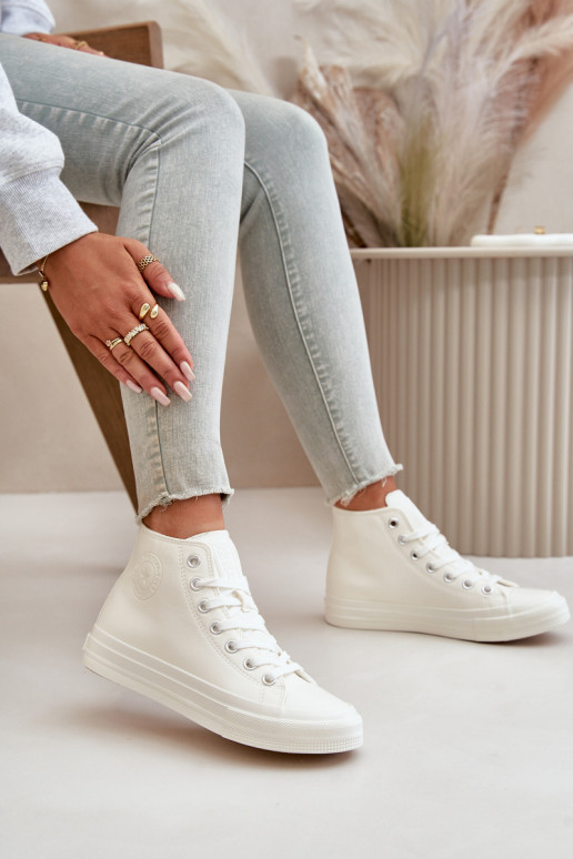 Scarpe per il tempo libero riscaldamento in ecopelle Colore bianco Big Star OO274932 Scarpe per il tempo libero riscaldamento in ecopelle Colore bianco Big Star OO274932