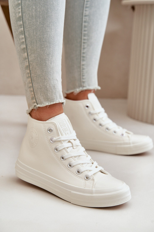 Scarpe per il tempo libero riscaldamento in ecopelle Colore bianco Big Star OO274932 Scarpe per il tempo libero riscaldamento in ecopelle Colore bianco Big Star OO274932