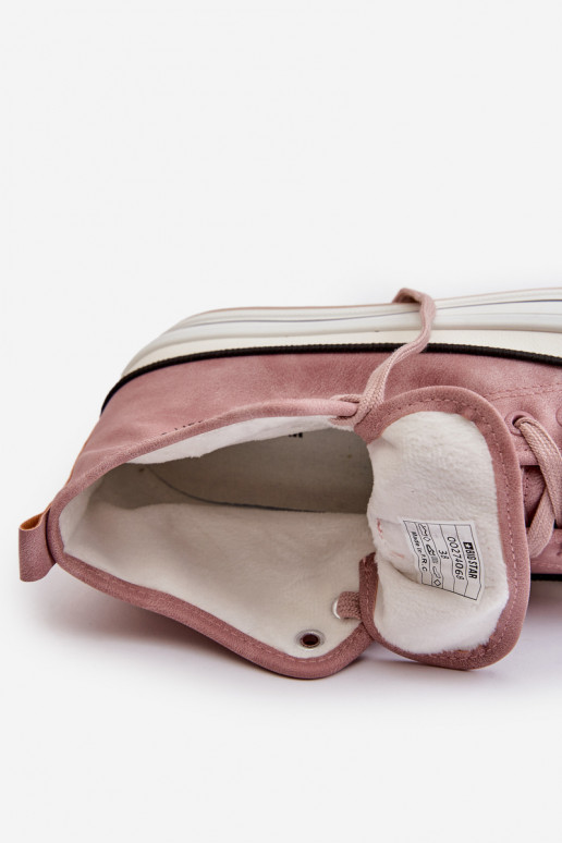 riscaldamento Scarpe per il tempo libero con una piattaforma Eko Pelle Big Star OO274068 colore rosa