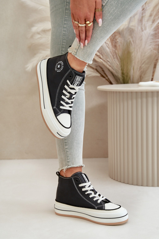 riscaldamento Scarpe per il tempo libero con una piattaforma Eko Pelle Big Star OO274062 colore nero