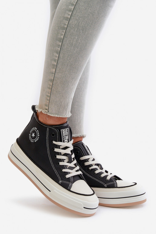 riscaldamento Scarpe per il tempo libero con una piattaforma Eko Pelle Big Star OO274062 colore nero