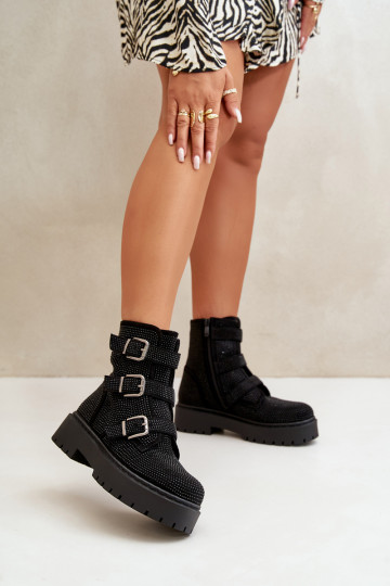 riscaldamento Stivali da donna Con decorazione colore nero Ciascia 2