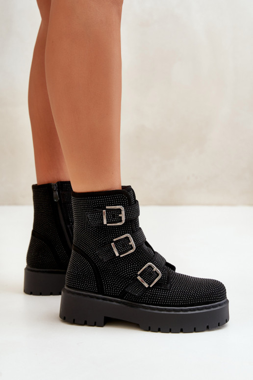 riscaldamento Stivali da donna Con decorazione colore nero Ciascia riscaldamento Stivali da donna Con decorazione colore nero Ciascia