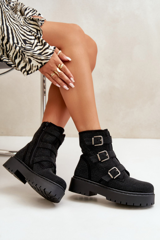 riscaldamento Stivali da donna Con decorazione colore nero Ciascia riscaldamento Stivali da donna Con decorazione colore nero Ciascia